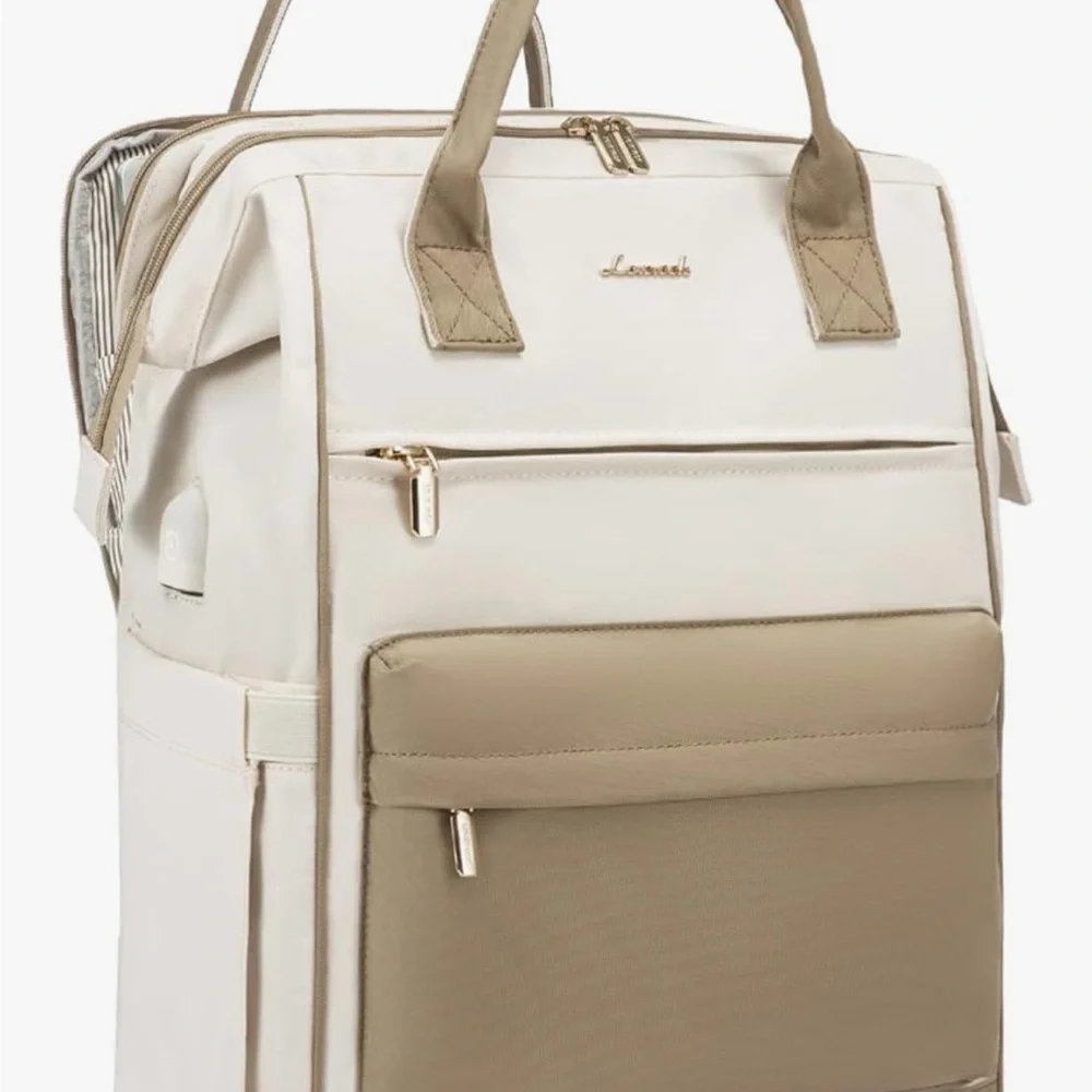 Cream and Tan Baby Bag - Picture 1 of 6